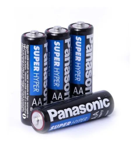 Pilha Panasonic AA Peqena 4 unidades